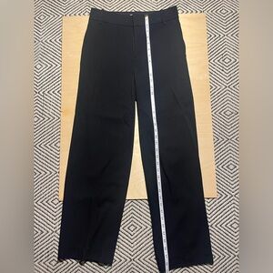 Vince Women's Size 2 Ankle Straight Leg Dress Trousers Wool Blend Black